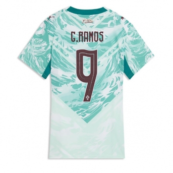 Billige Fotballdrakt Portugal Goncalo Ramos #9 Replika Bortedrakt Dame VM 2026 Kortermet